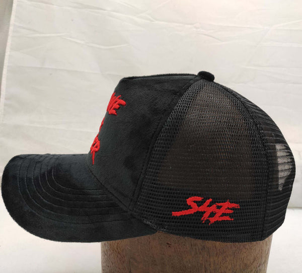 Trucker Hat Black/Red